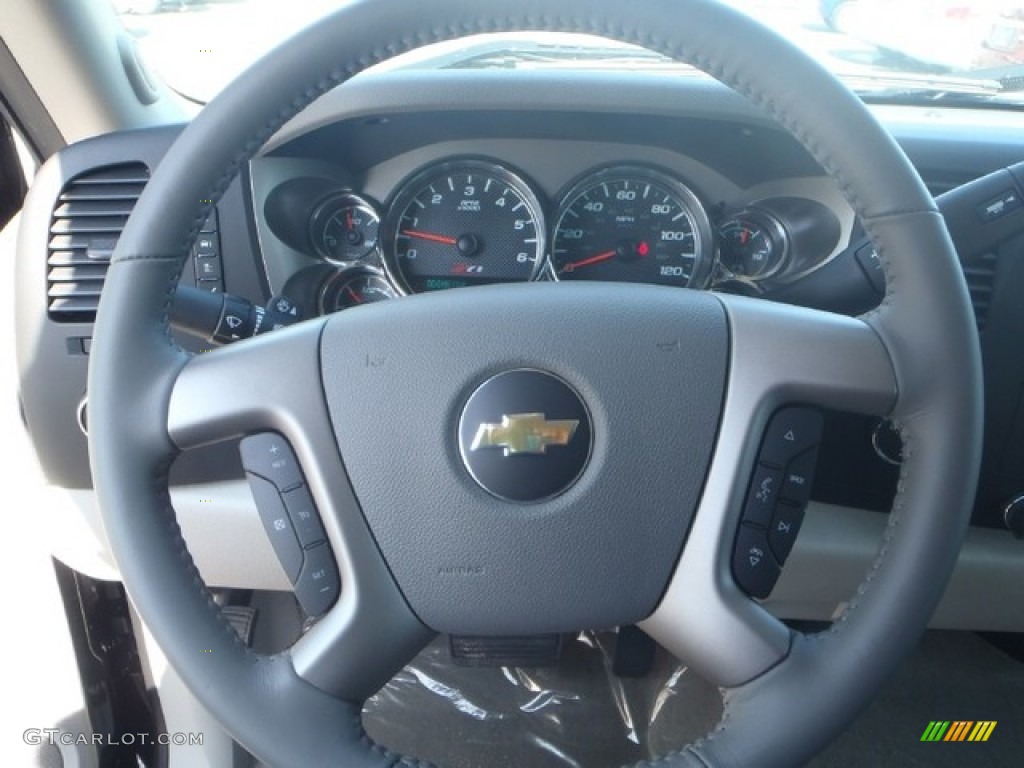 2013 Silverado 1500 LT Crew Cab 4x4 - Black / Light Titanium/Dark Titanium photo #13