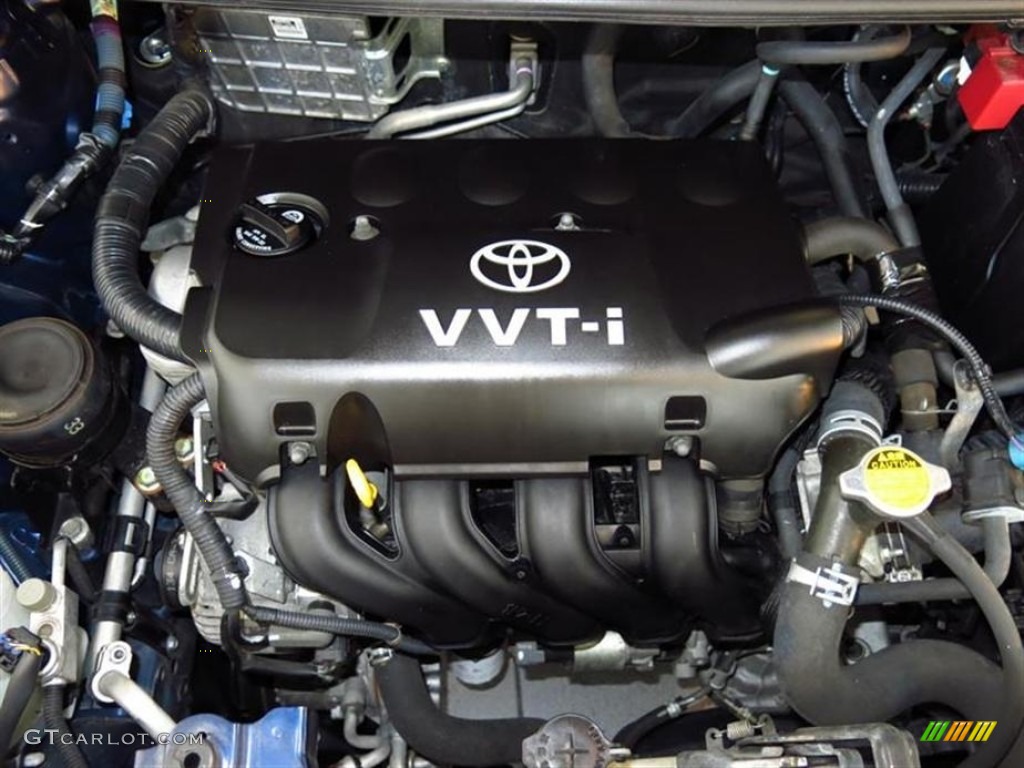 2008 Yaris Sedan - Nautical Blue Metallic / Bisque photo #10