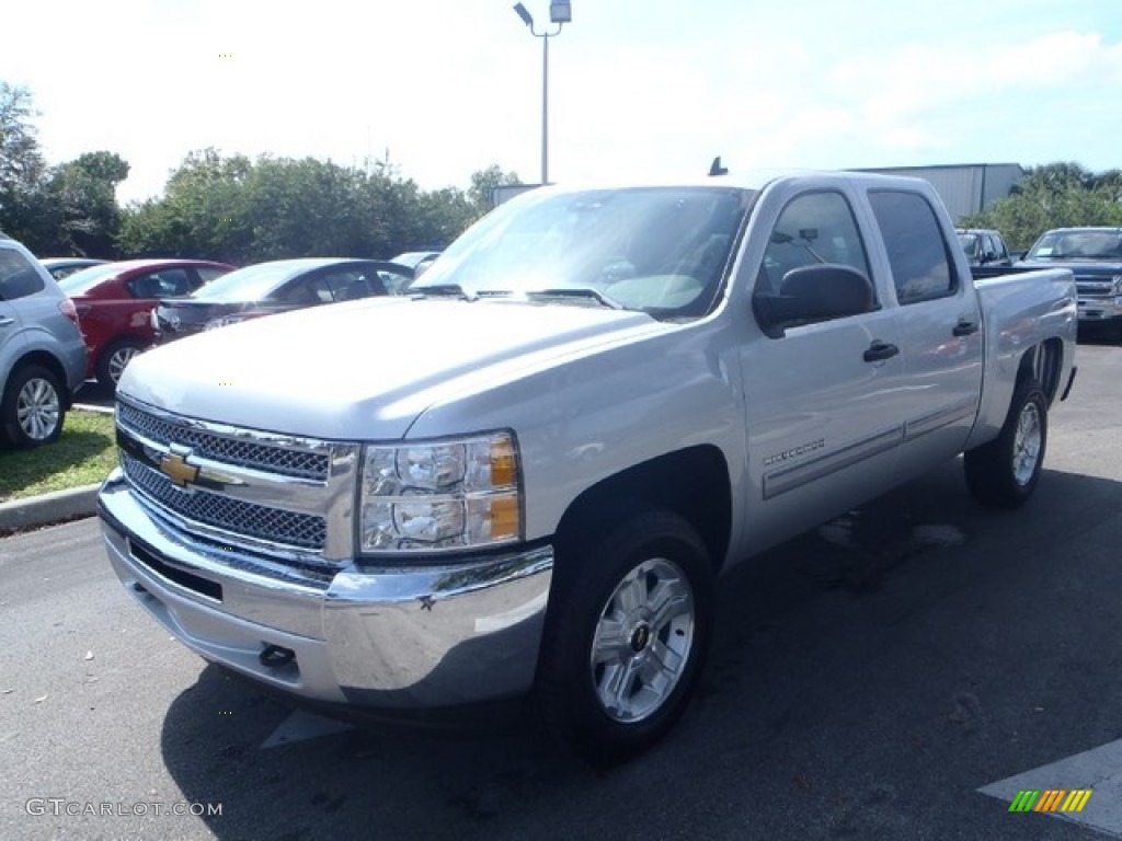 2013 Silverado 1500 LT Crew Cab 4x4 - Silver Ice Metallic / Light Titanium/Dark Titanium photo #1