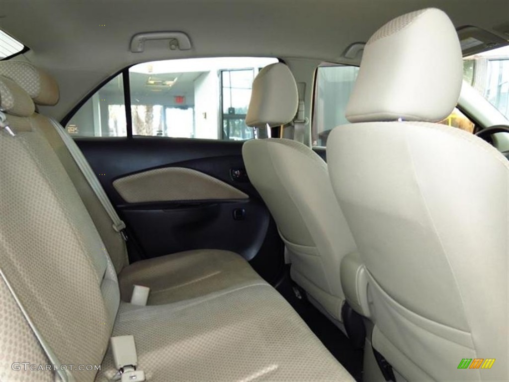 2008 Yaris Sedan - Nautical Blue Metallic / Bisque photo #15
