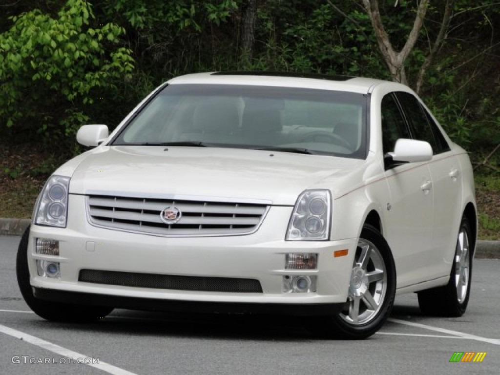 White Diamond 2007 Cadillac STS 4 V6 AWD Exterior Photo #80356822