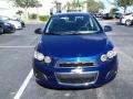 2013 Blue Topaz Metallic Chevrolet Sonic LT Sedan  photo #2