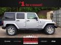 2013 Billet Silver Metallic Jeep Wrangler Unlimited Sahara 4x4  photo #1