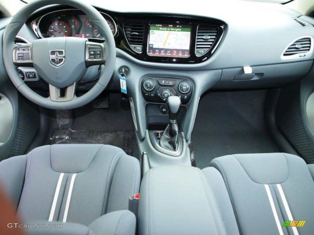 2013 Dodge Dart Rallye Diesel Gray Dashboard Photo #80359477