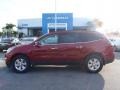 2013 Crystal Red Tintcoat Chevrolet Traverse LT  photo #3