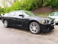 2013 Pitch Black Dodge Charger R/T  photo #2