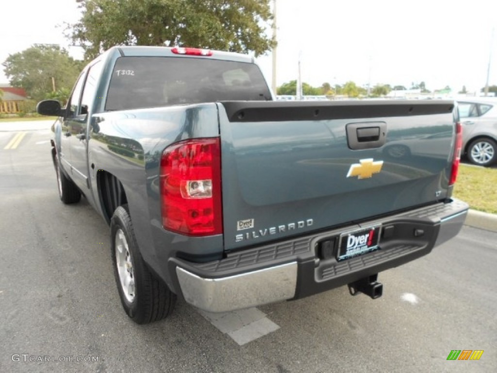 2013 Silverado 1500 LT Crew Cab - Blue Granite Metallic / Ebony photo #4