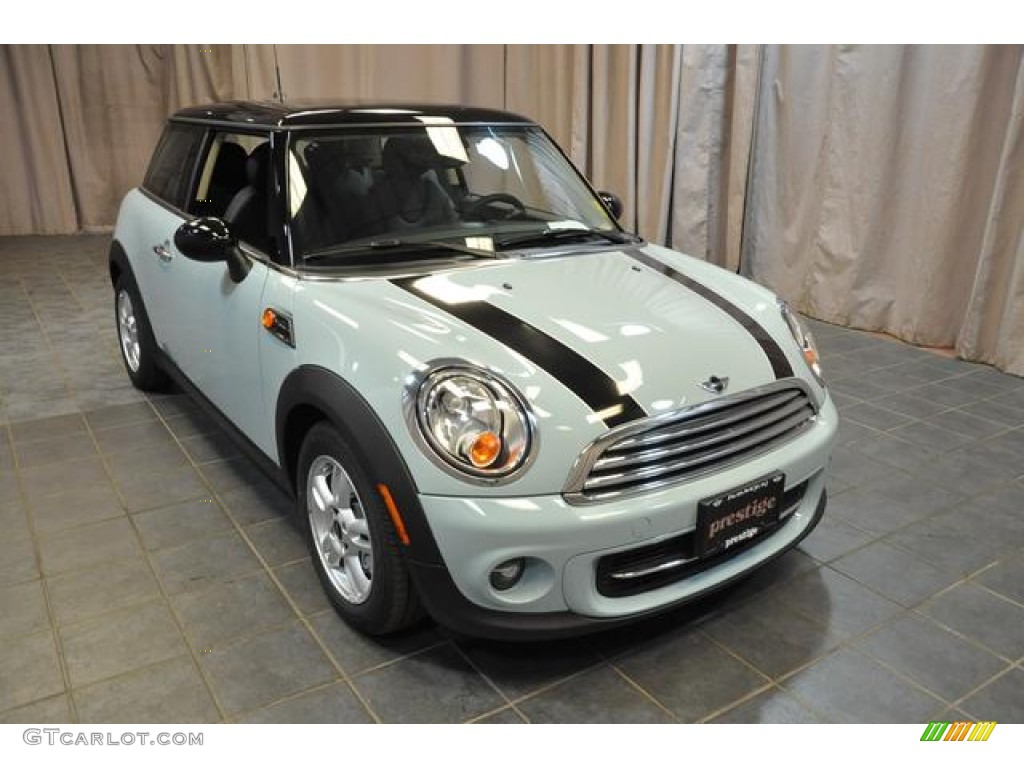 2013 Cooper Hardtop - Ice Blue / Carbon Black photo #4