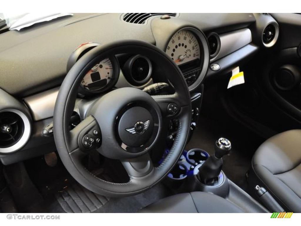 2013 Cooper Hardtop - Ice Blue / Carbon Black photo #27