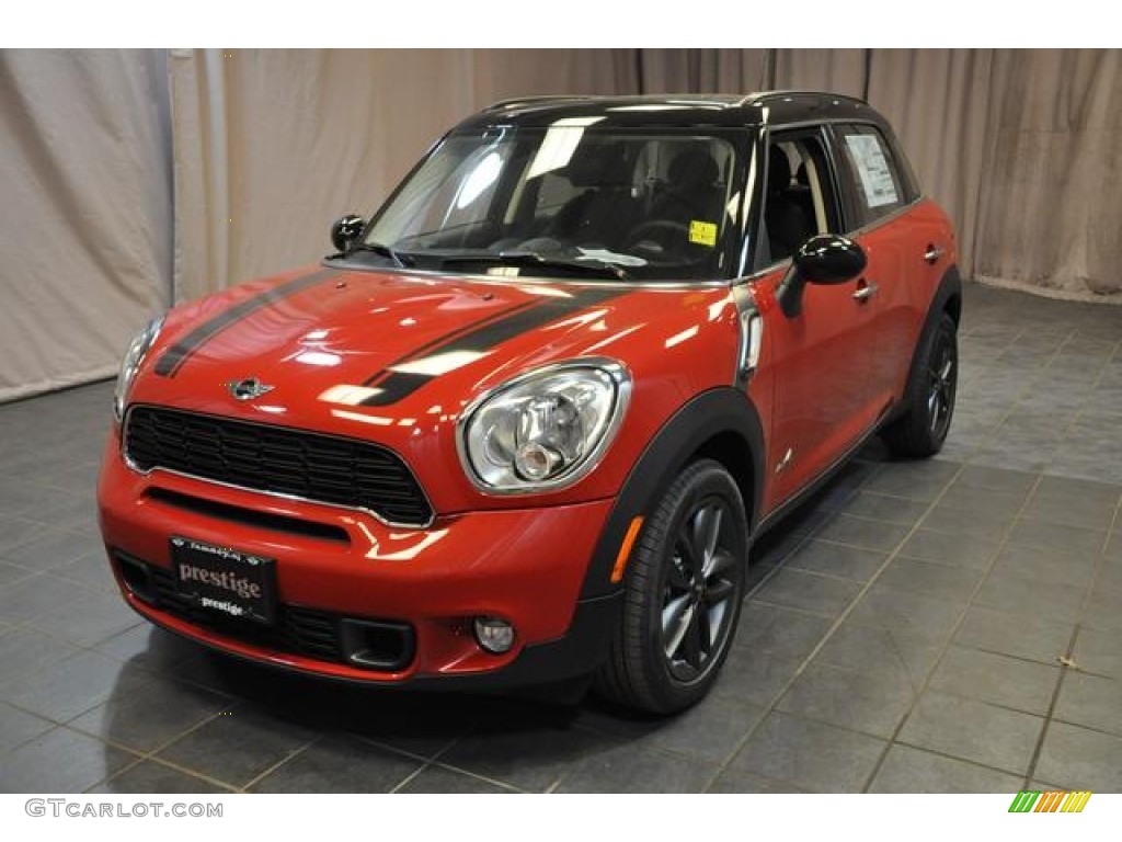 2013 Cooper S Countryman ALL4 AWD - Blazing Red / Carbon Black photo #1