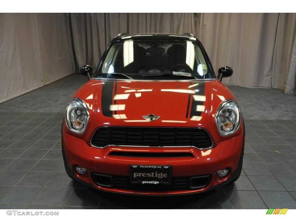2013 Cooper S Countryman ALL4 AWD - Blazing Red / Carbon Black photo #3