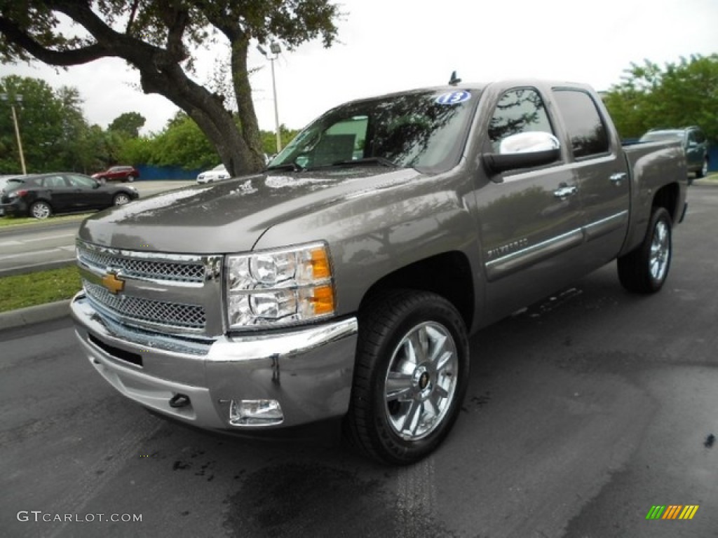 2013 Silverado 1500 LT Crew Cab 4x4 - Graystone Metallic / Ebony photo #1