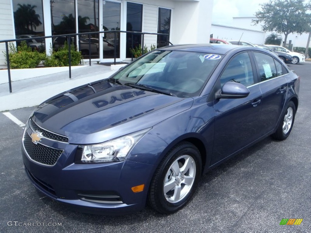 2013 Cruze LT - Atlantis Blue Metallic / Jet Black photo #1