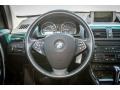 2007 BMW X3 Black Interior Steering Wheel Photo