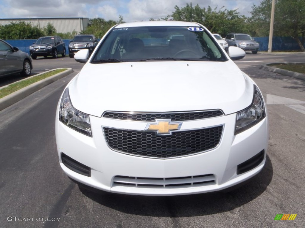 2013 Cruze LT - Summit White / Medium Titanium photo #2
