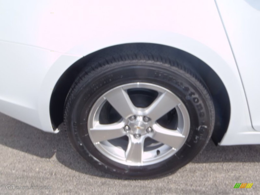 2013 Cruze LT - Summit White / Medium Titanium photo #7