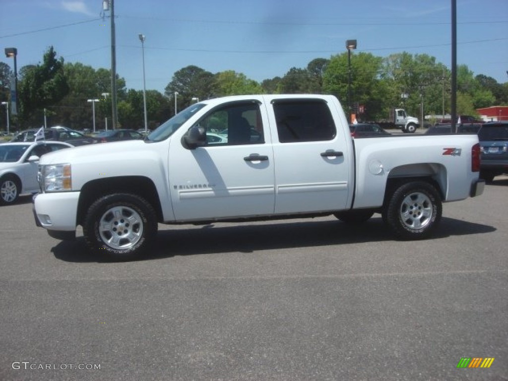 2009 Silverado 1500 LT Z71 Crew Cab 4x4 - Summit White / Ebony photo #3