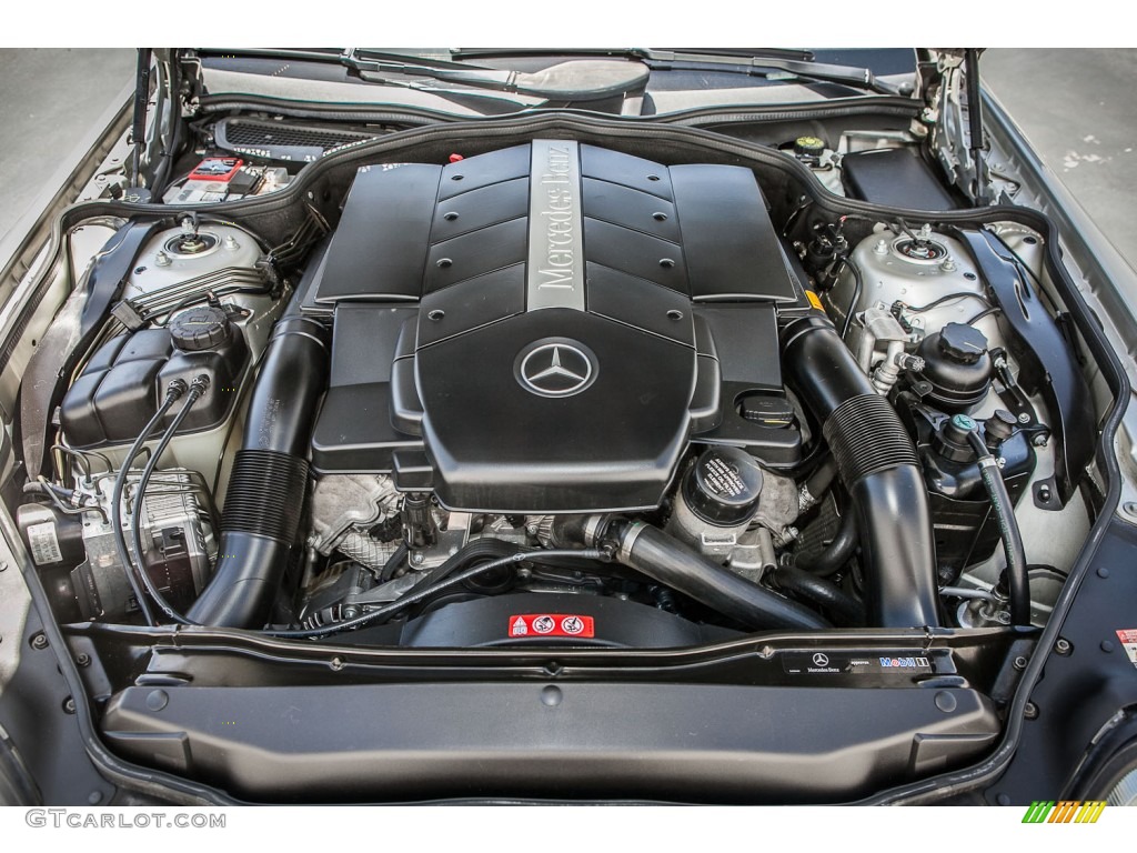 2005 Mercedes-Benz SL 500 Roadster 5.0 Liter SOHC 24-Valve V8 Engine Photo #80368450