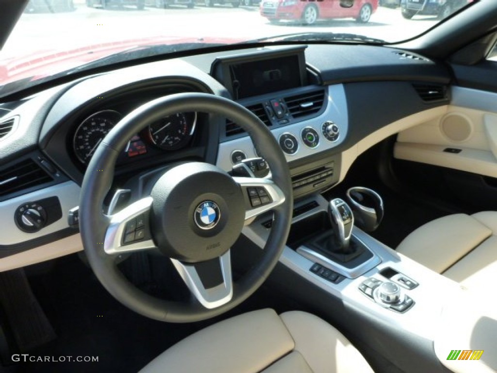 Beige Interior 2012 BMW Z4 sDrive35i Photo #80368792