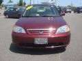 2003 Radiant Ruby Pearl Honda Civic EX Sedan  photo #7