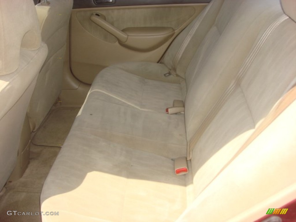 2003 Honda Civic EX Sedan Rear Seat Photo #80370073