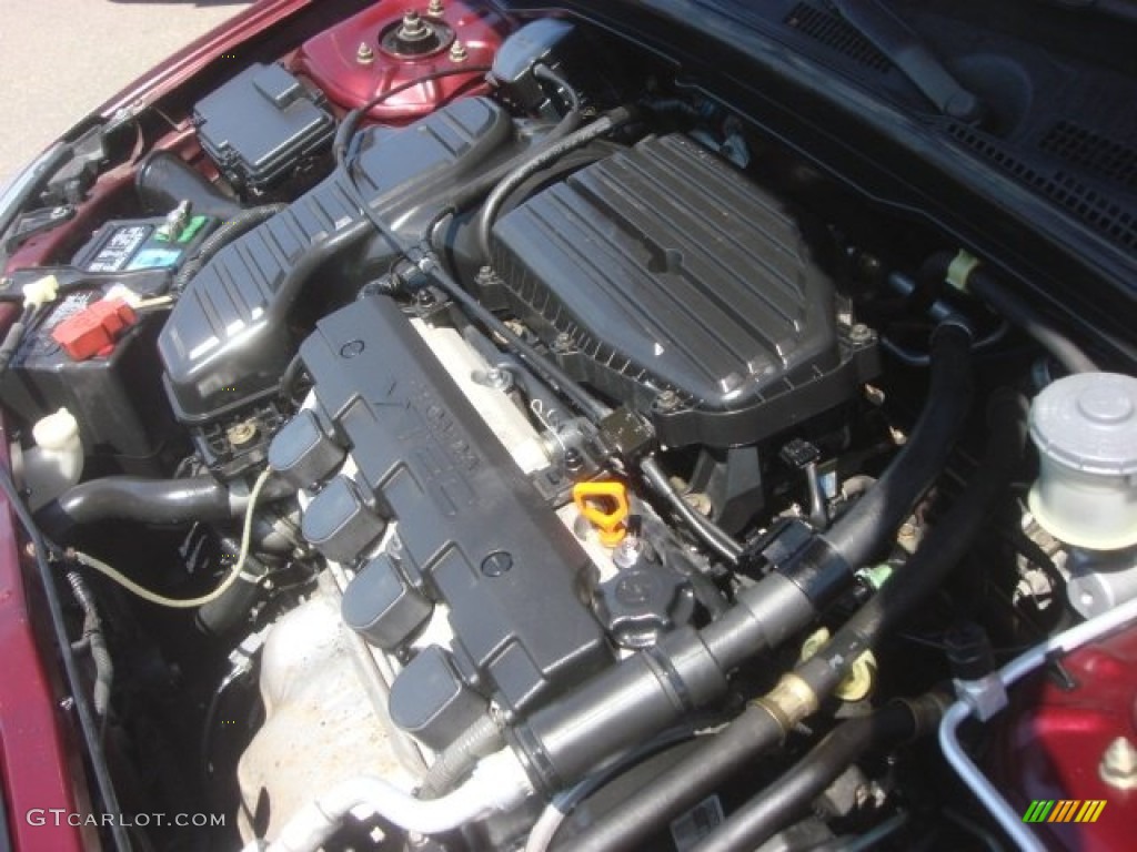 2003 Honda Civic EX Sedan 1.7 Liter SOHC 16V VTEC 4 Cylinder Engine Photo #80370326