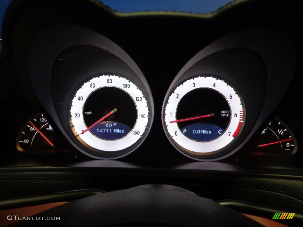 2011 Mercedes-Benz SL 550 Roadster Gauges Photo #80370408