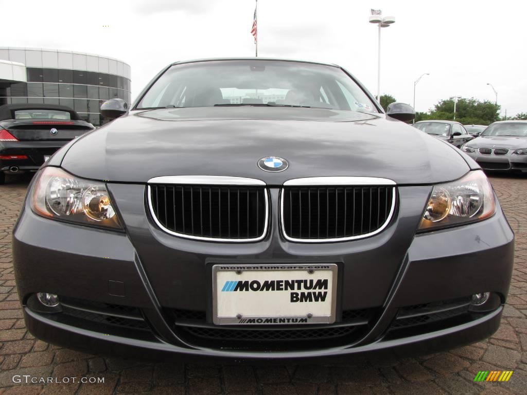 2008 3 Series 328i Sedan - Sparkling Graphite Metallic / Black photo #8