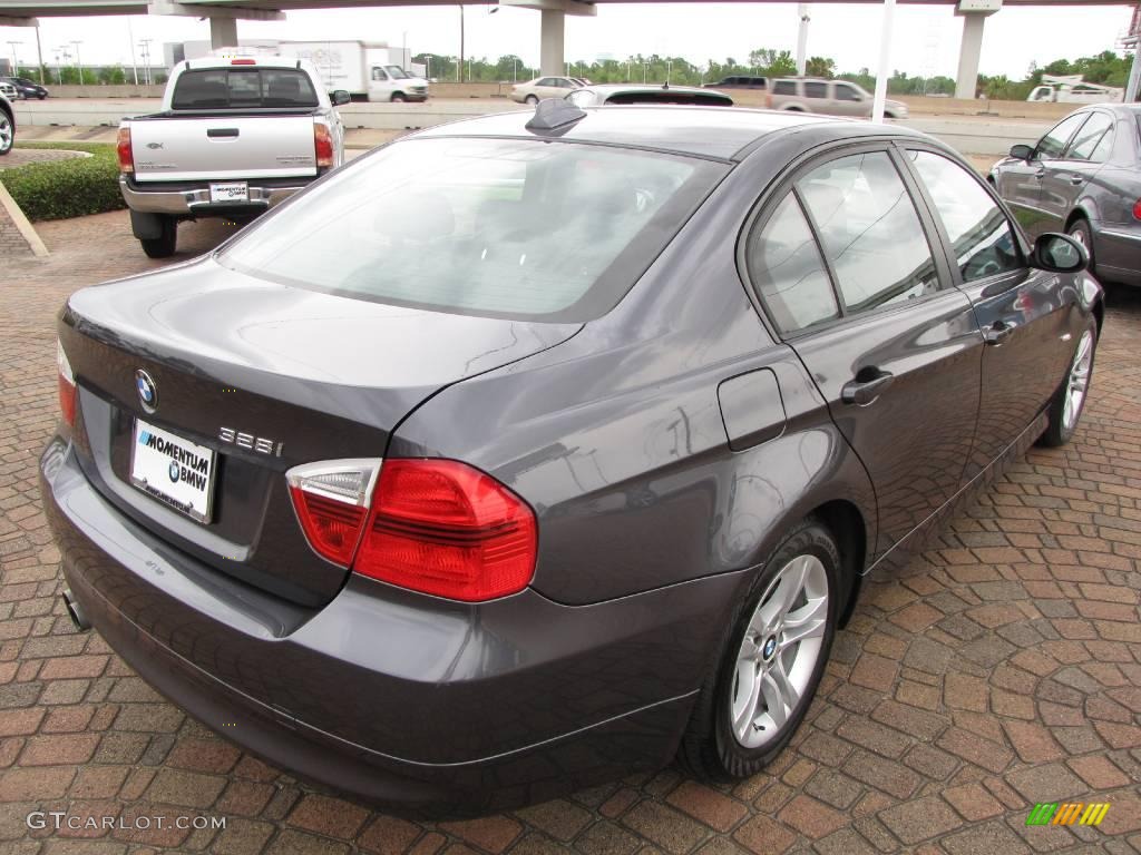 2008 3 Series 328i Sedan - Sparkling Graphite Metallic / Black photo #13