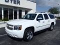 2013 Summit White Chevrolet Suburban LTZ  photo #1