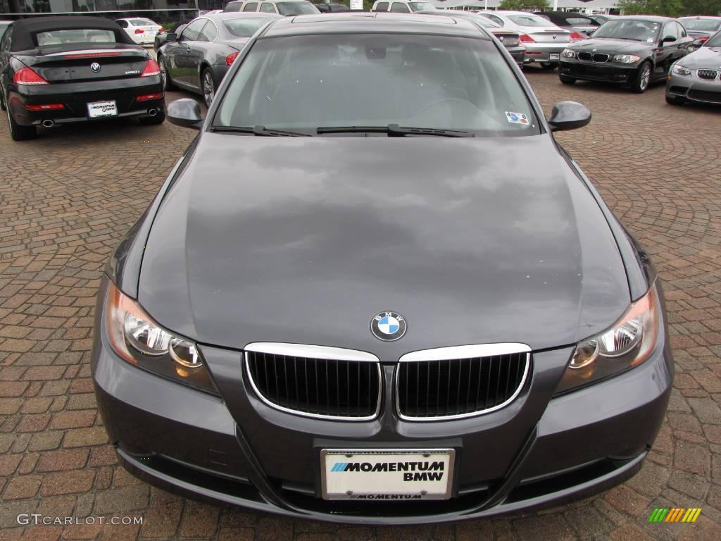 2008 3 Series 328i Sedan - Sparkling Graphite Metallic / Black photo #16