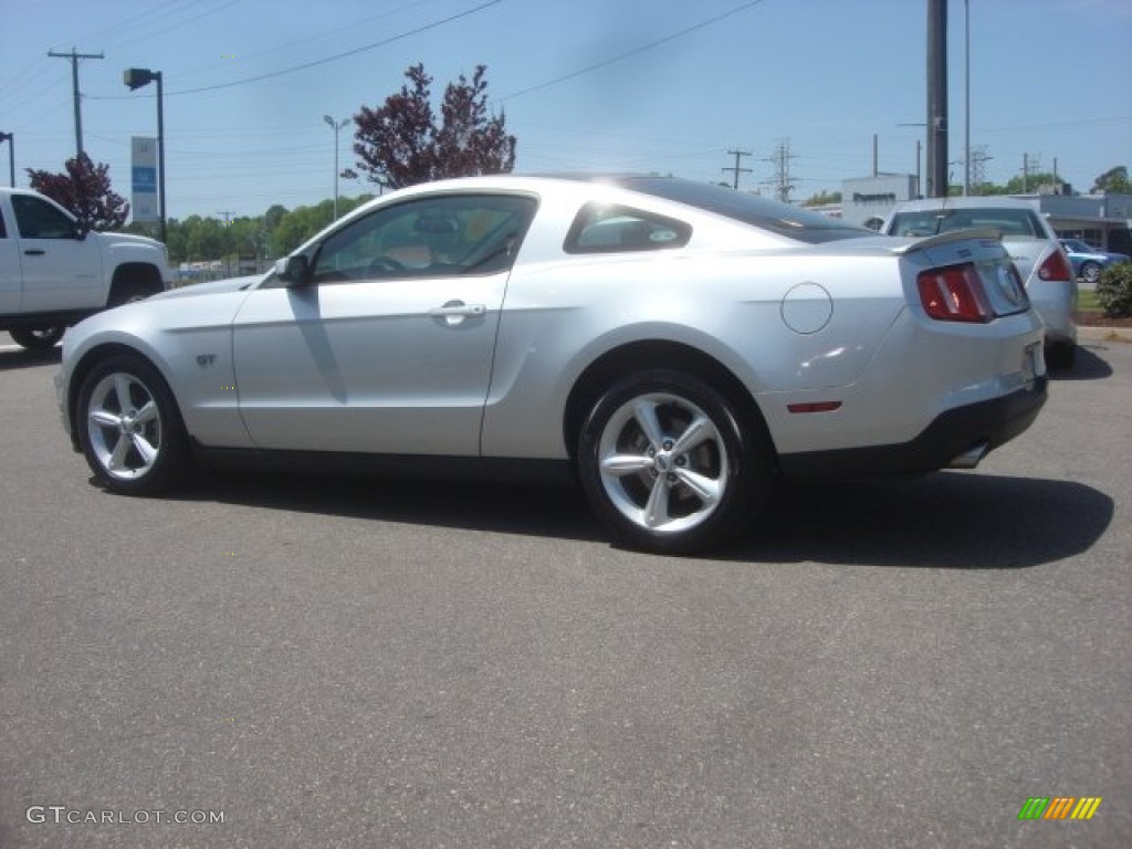 Brilliant Silver Metallic 2010 Ford Mustang GT Premium Coupe Exterior Photo #80371594