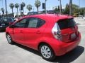 2012 Absolutely Red Toyota Prius c Hybrid Three  photo #4