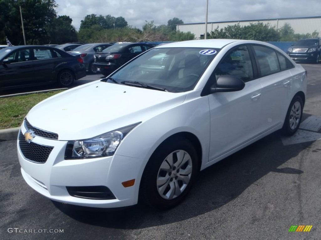 2013 Cruze LS - Summit White / Jet Black/Medium Titanium photo #1