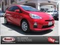 2012 Absolutely Red Toyota Prius c Hybrid Three  photo #26