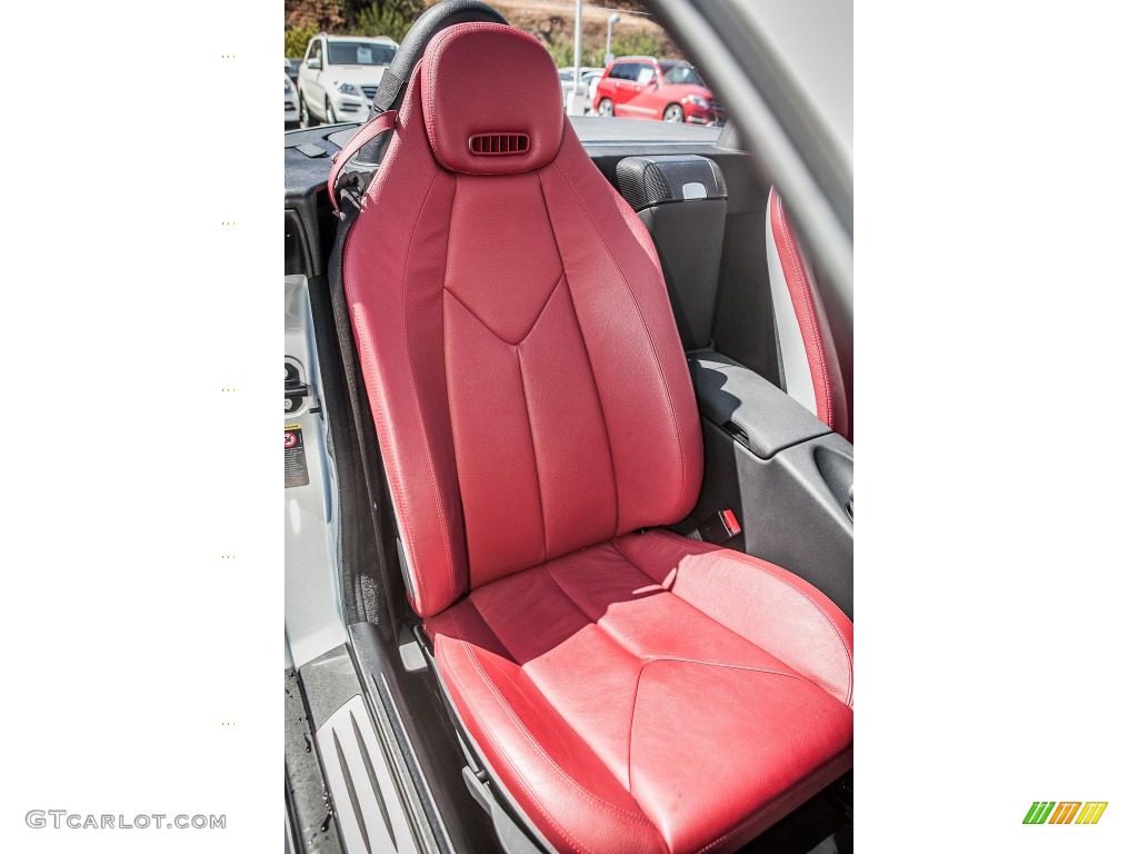 Red Interior 2006 Mercedes-Benz SLK 350 Roadster Photo #80373610