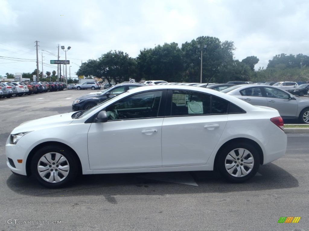 2013 Cruze LS - Summit White / Jet Black/Medium Titanium photo #3