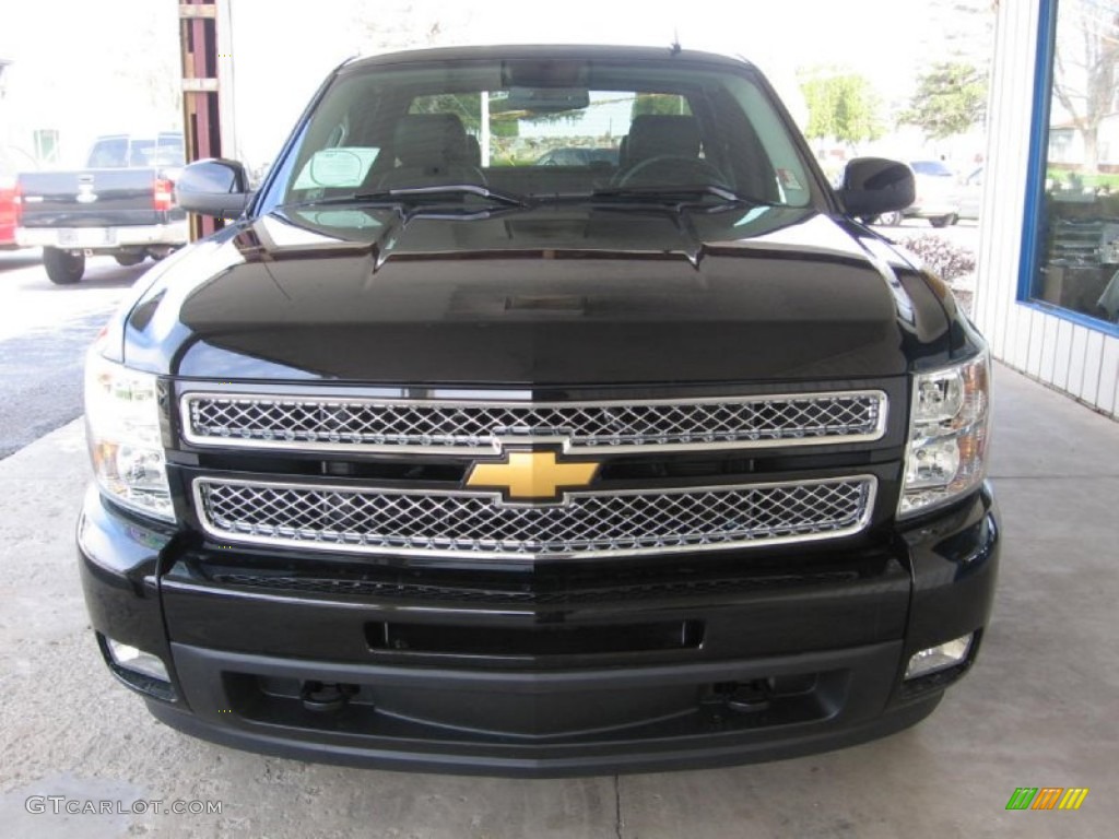 2013 Silverado 1500 LTZ Extended Cab 4x4 - Black / Ebony photo #7