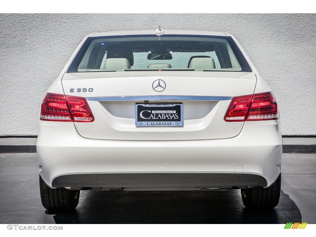 2014 E 350 Sedan - Diamond White Metallic / Silk Beige/Espresso Brown photo #3