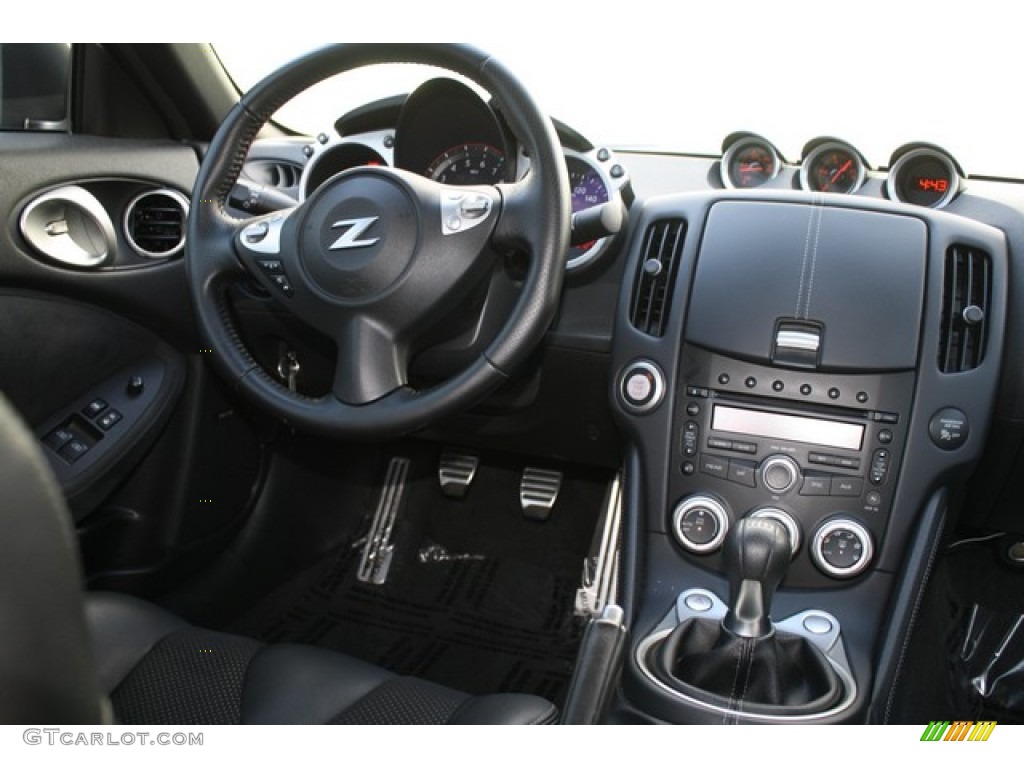 2011 Nissan 370Z Touring Coupe Black Dashboard Photo #80375359