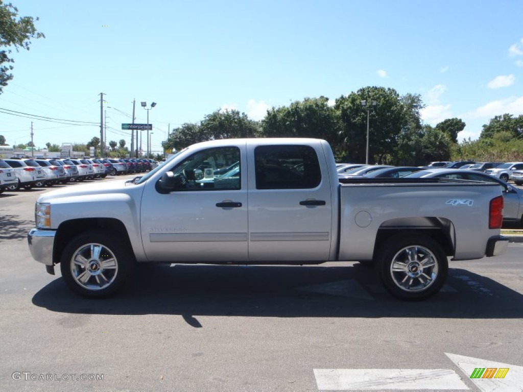 2013 Silverado 1500 LT Crew Cab 4x4 - Silver Ice Metallic / Ebony photo #3