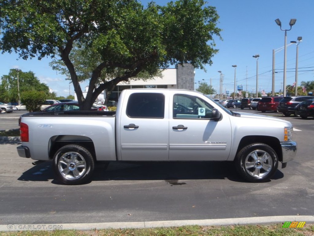 2013 Silverado 1500 LT Crew Cab 4x4 - Silver Ice Metallic / Ebony photo #6