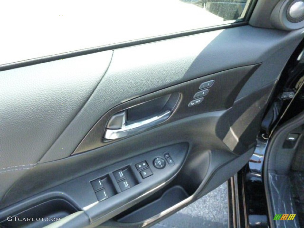 2013 Accord EX-L Sedan - Crystal Black Pearl / Black photo #14