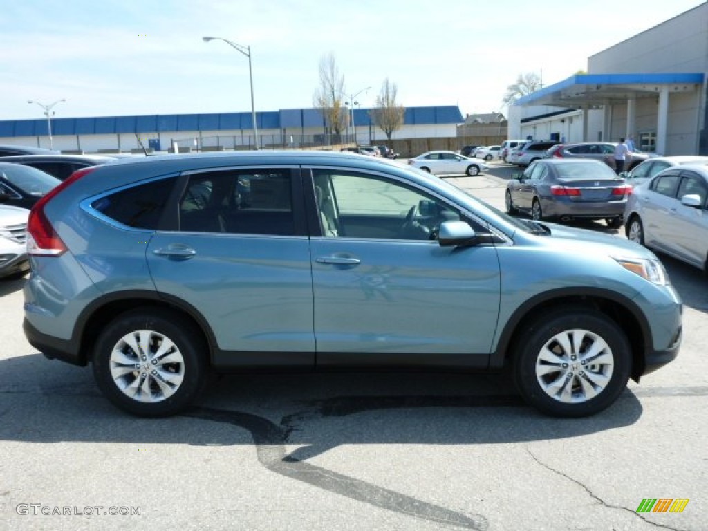 2013 CR-V EX-L AWD - Twilight Blue Metallic / Gray photo #2