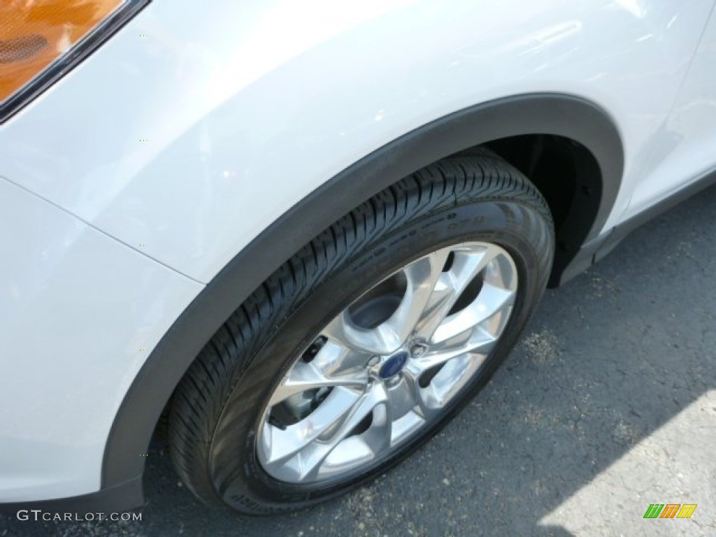 2013 Escape SE 1.6L EcoBoost 4WD - White Platinum Metallic Tri-Coat / Medium Light Stone photo #7