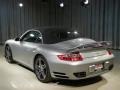 2008 Arctic Silver Metallic Porsche 911 Turbo Cabriolet  photo #2