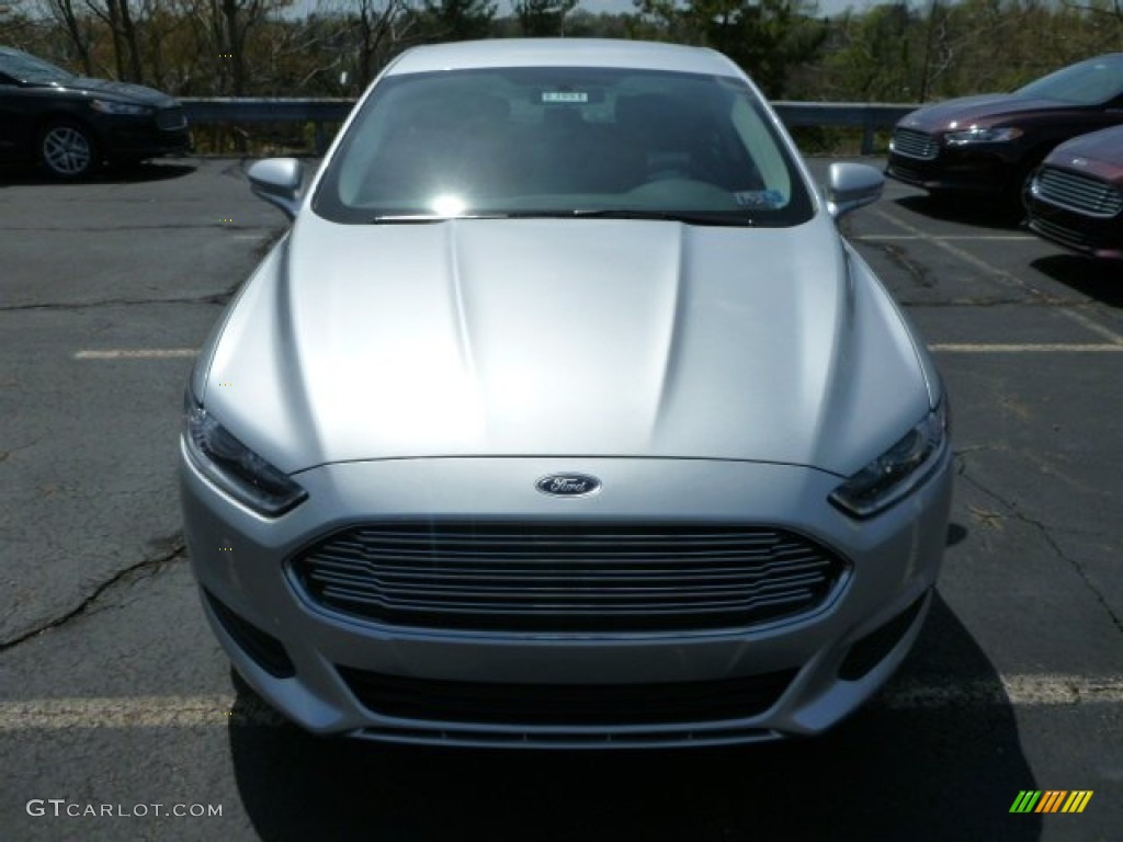 2013 Fusion SE - Ingot Silver Metallic / Charcoal Black photo #6