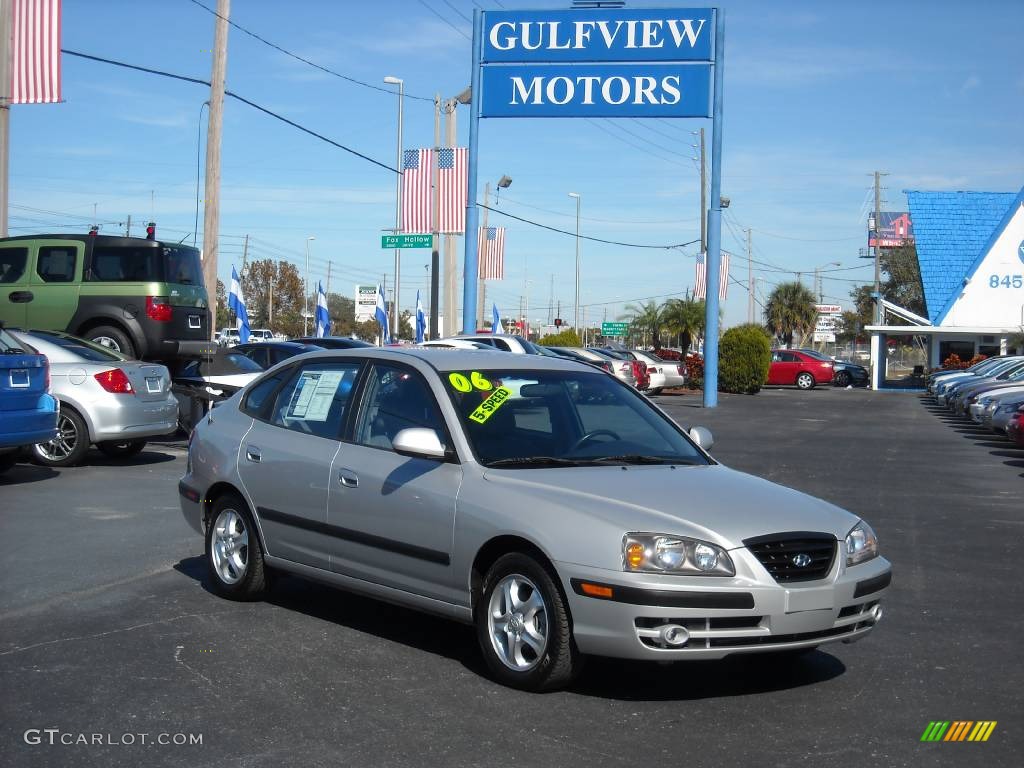 2006 Elantra GT Hatchback - Sterling Silver / Gray photo #1