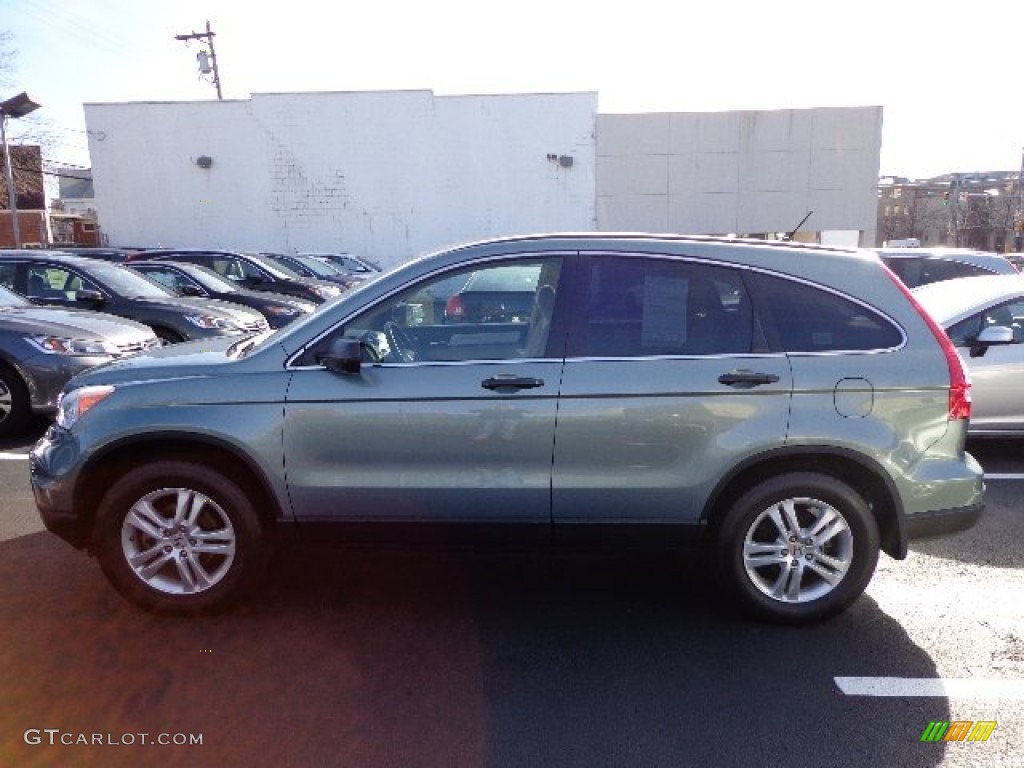 2011 CR-V EX - Opal Sage Metallic / Ivory photo #2