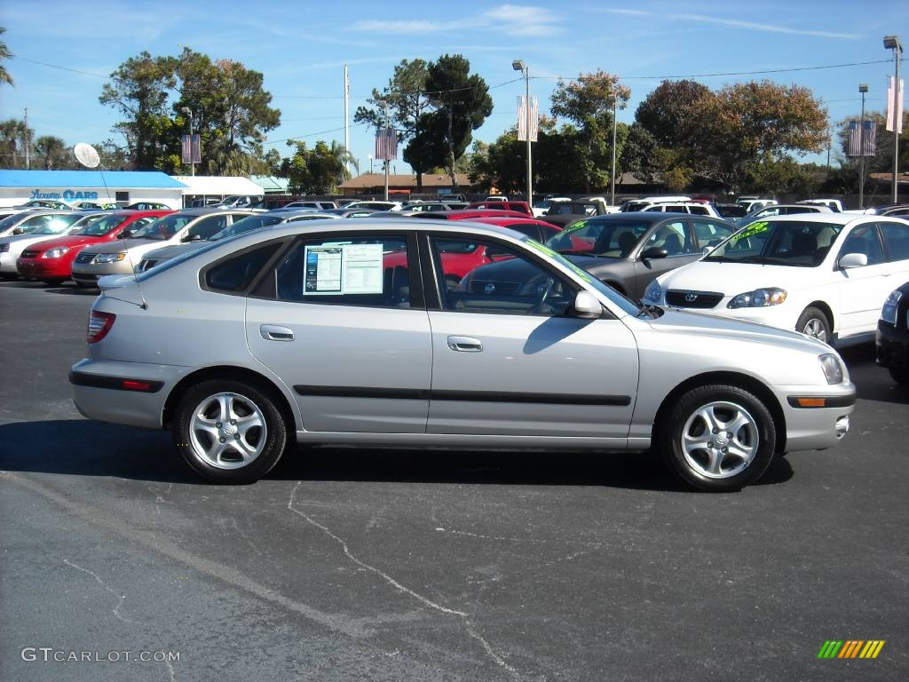2006 Elantra GT Hatchback - Sterling Silver / Gray photo #2